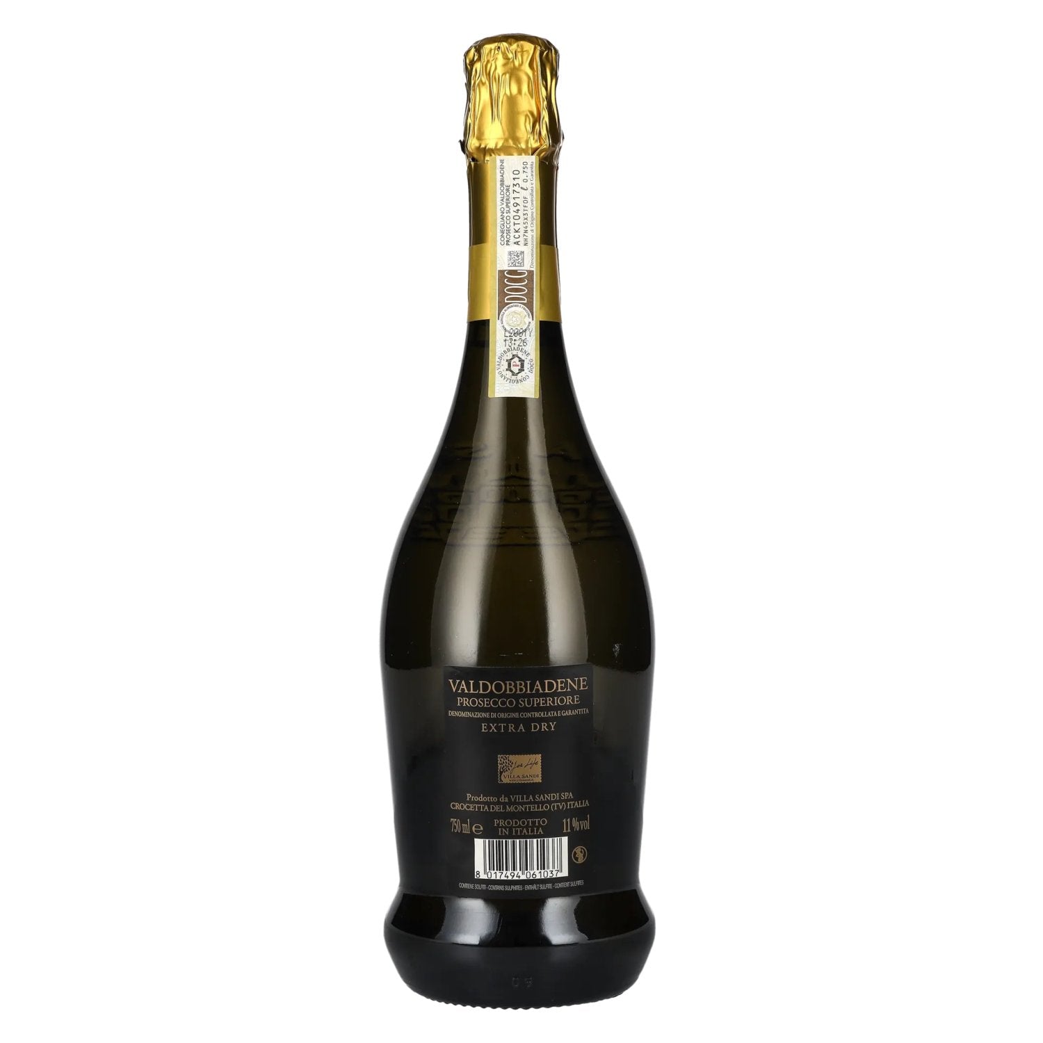 Villa Sandi Valdobbiadene Prosecco Superiore Extra Dry DOCG 11% Vol. 0,75l