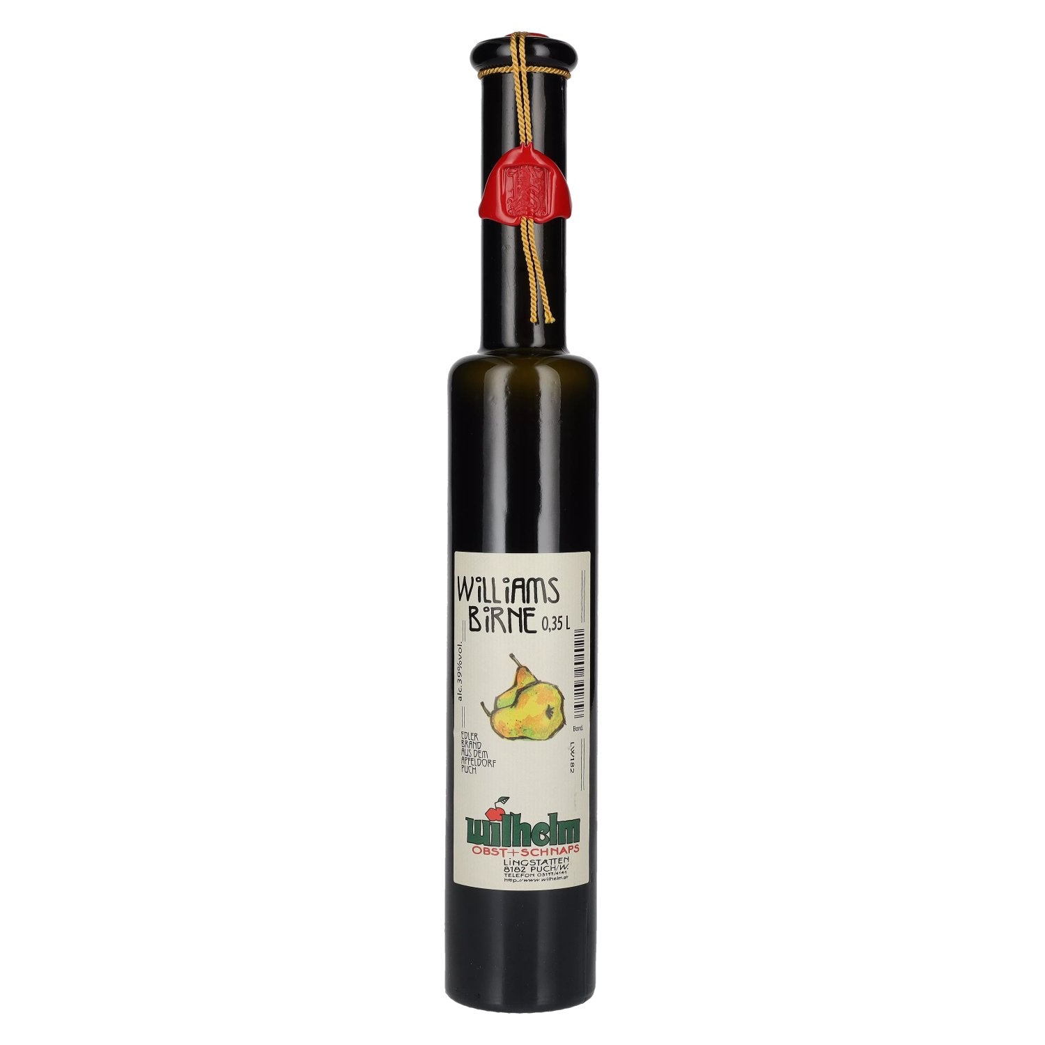 Williamsbrand Wilhelm Pear Schnapps 39% Vol. 0.35L