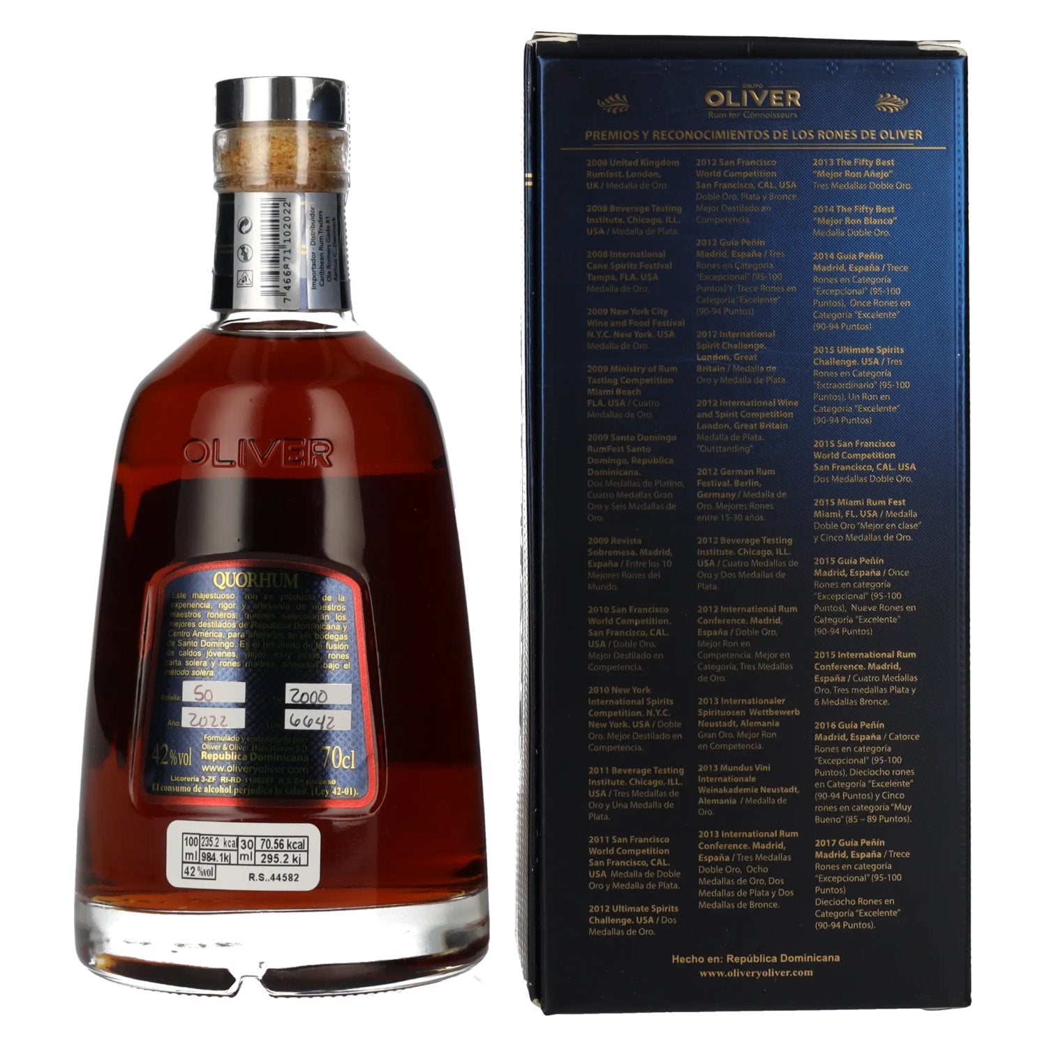 Ron Quorhum 30 Aniversario Travel Retail Special Edition 42% Vol. 0,7l in Geschenkbox