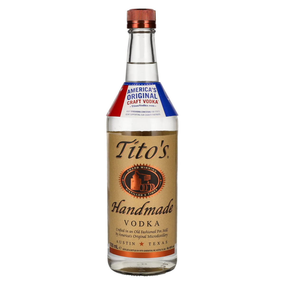 Tito's Handmade Vodka 40% Vol. 0.7l