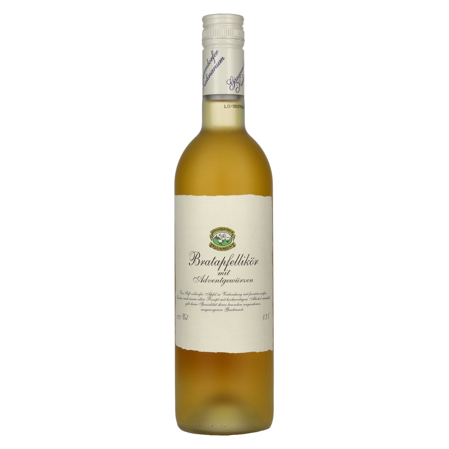Auersthaler Baked Apple Liqueur with Advent Spices 17% Vol. 0.7l