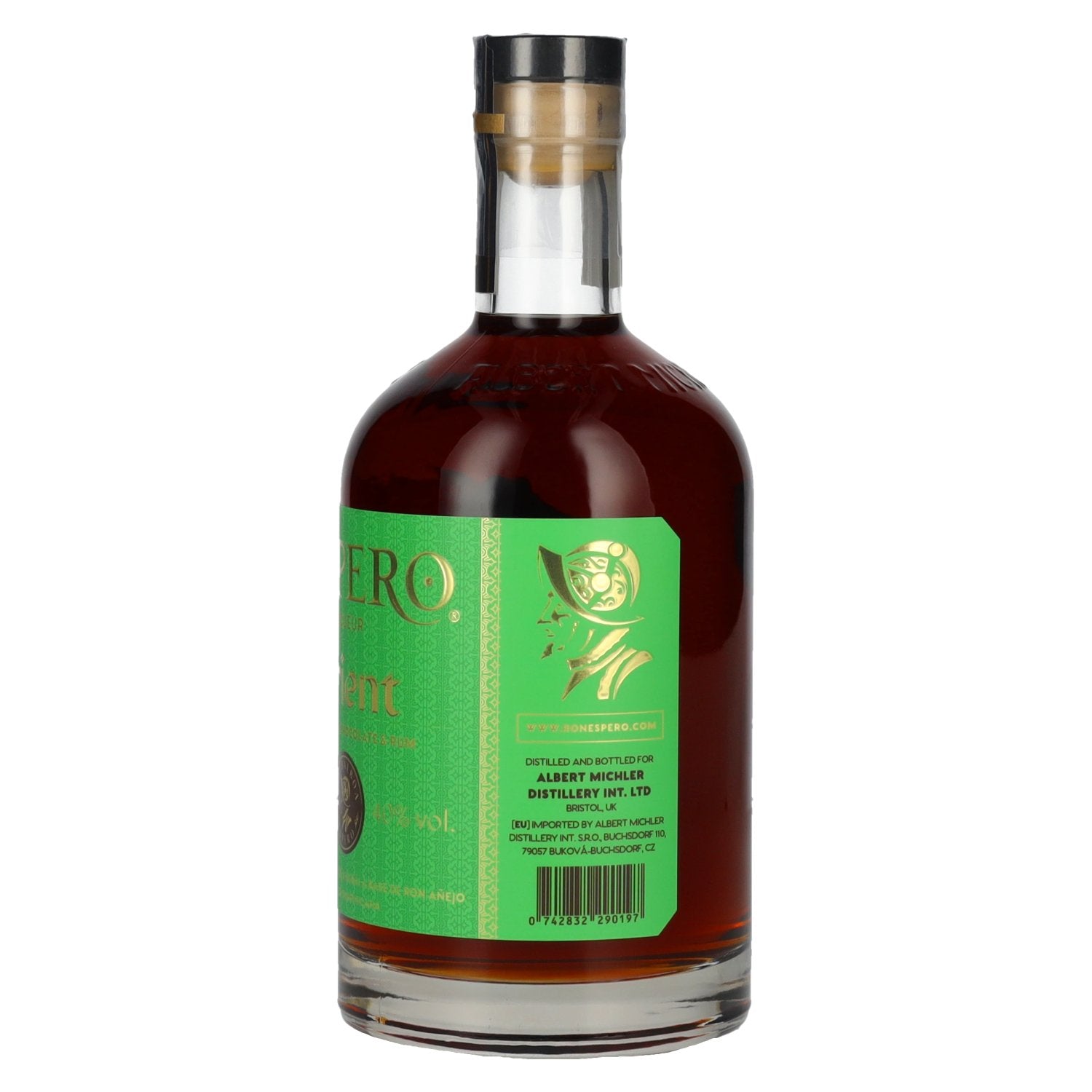 Ron Espero ORIENT Dubai Chocolate & Rum Liqueur 40% Vol. 0,7l