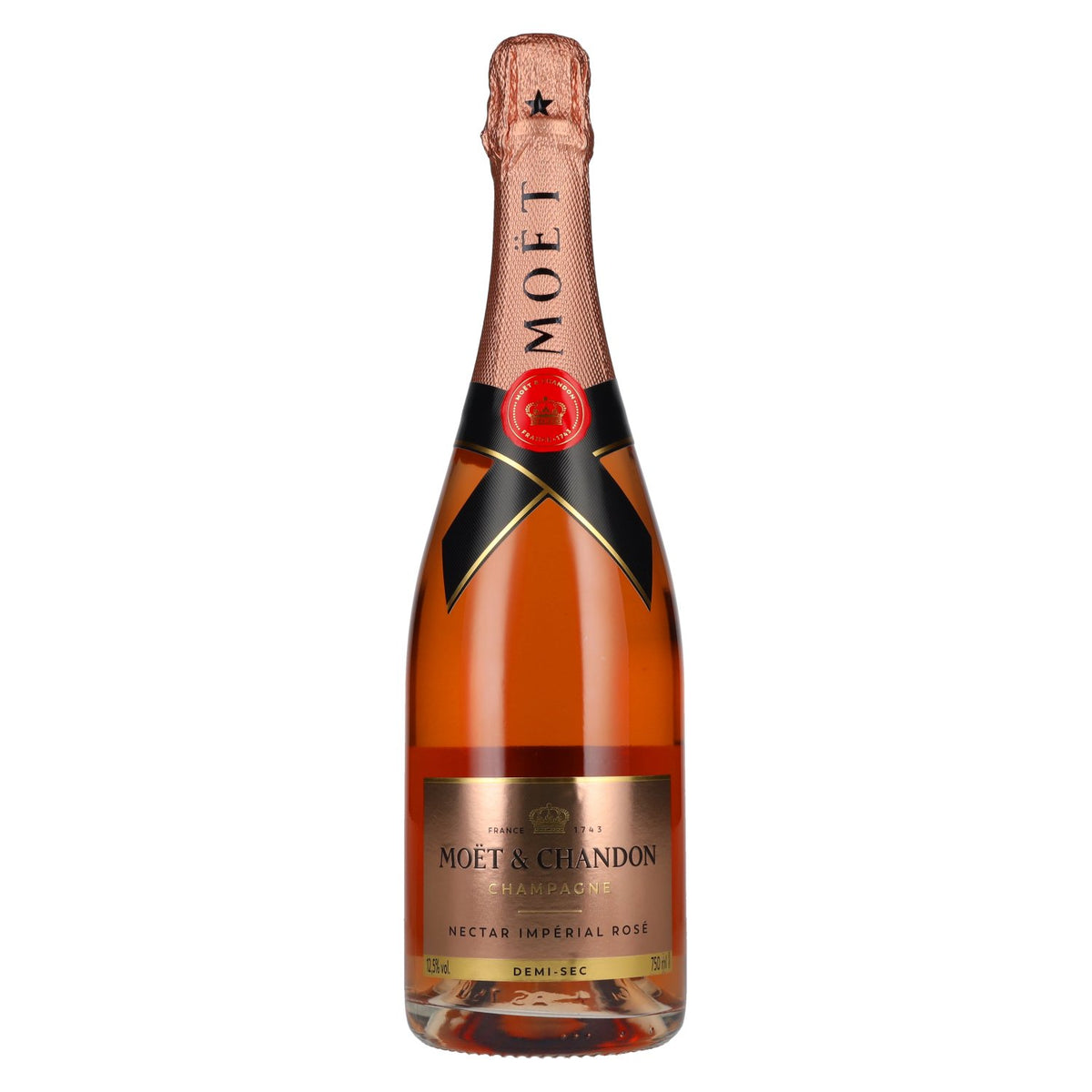 Moët &amp; Chandon Champagne NECTAR IMPÉRIAL ROSÉ Demi-Sec 12.5% ABV 0.75l