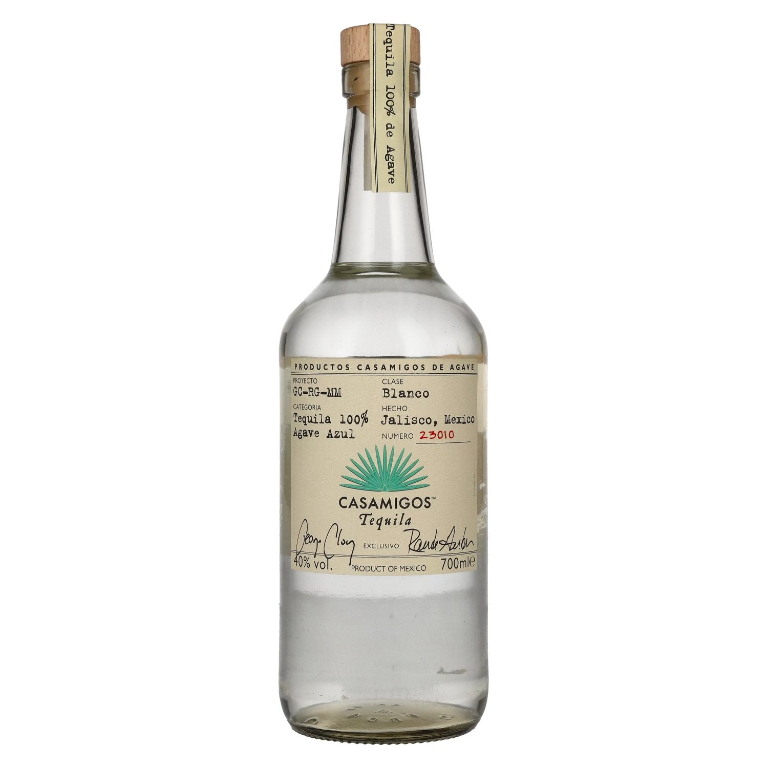 Casamigos Tequila Blanco 100% Blue Agave 40% Vol. 0.7l