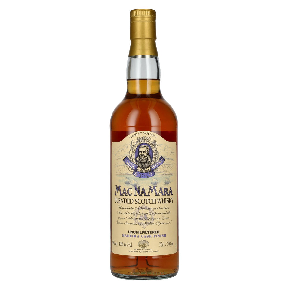 Gaelic Whisky MACNAMARA Madeira Cask Finish Blended Scotch Whisky 40% Vol. 0.7l