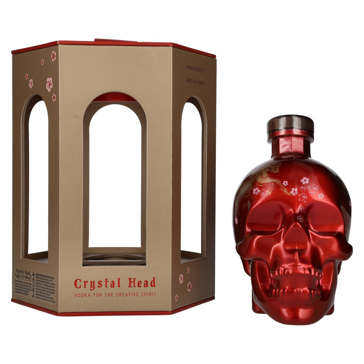 Crystal Head Vodka Lunar Year HORSE Limited Edition 40% Vol. 0,7l in Geschenkbox
