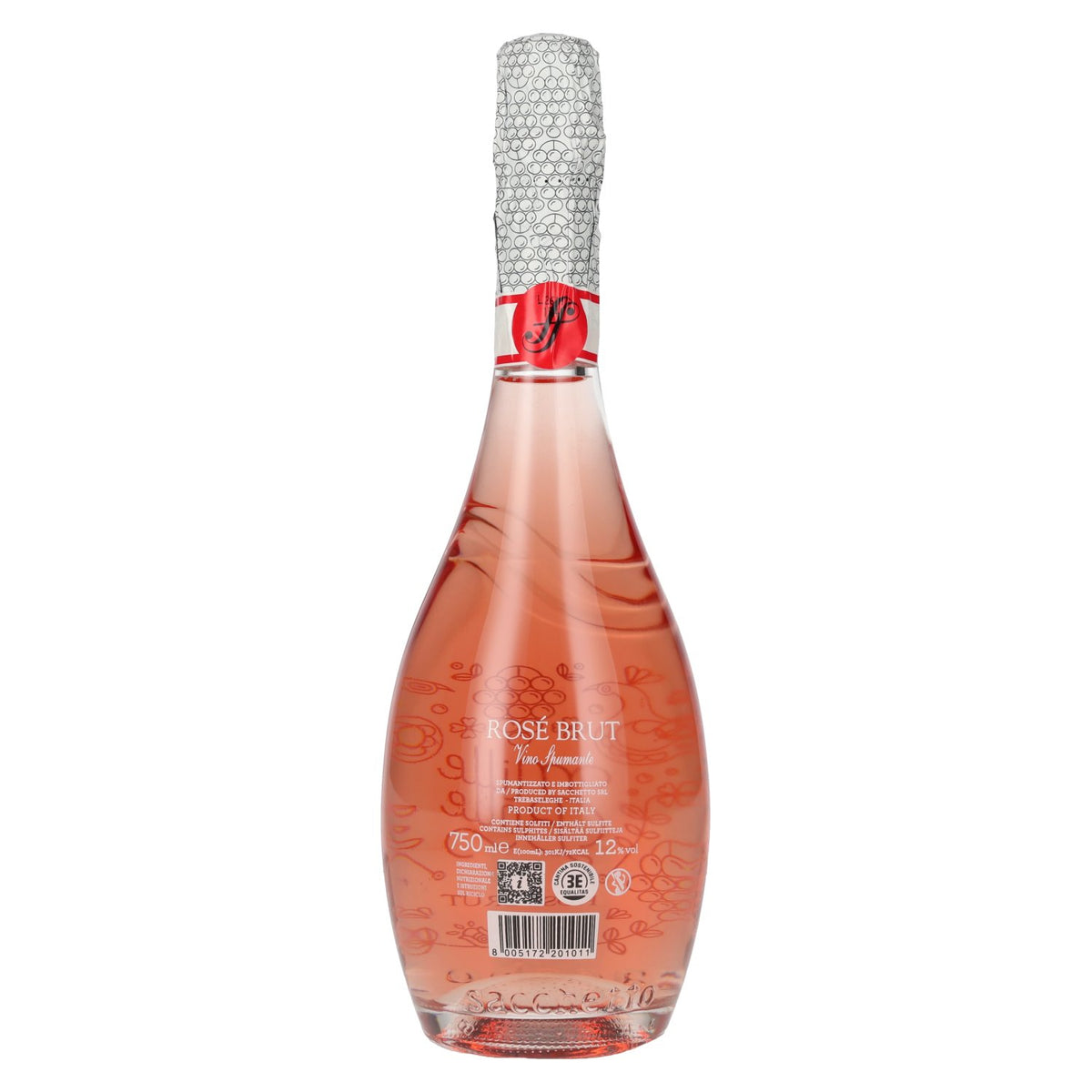 Sacchetto Spumante Mille Bolle Rosé Brut 12% Vol. 0,75l