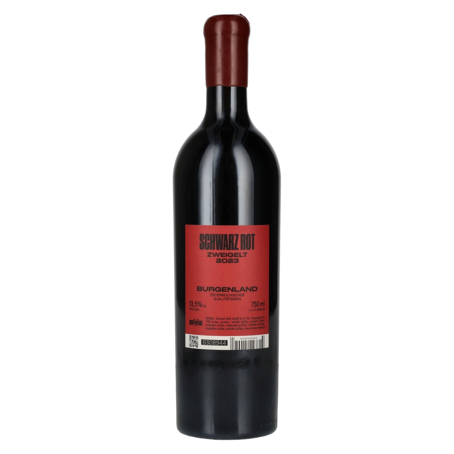 Schwarz ROT Zweigelt 2023 13.5% Vol. 0.75L