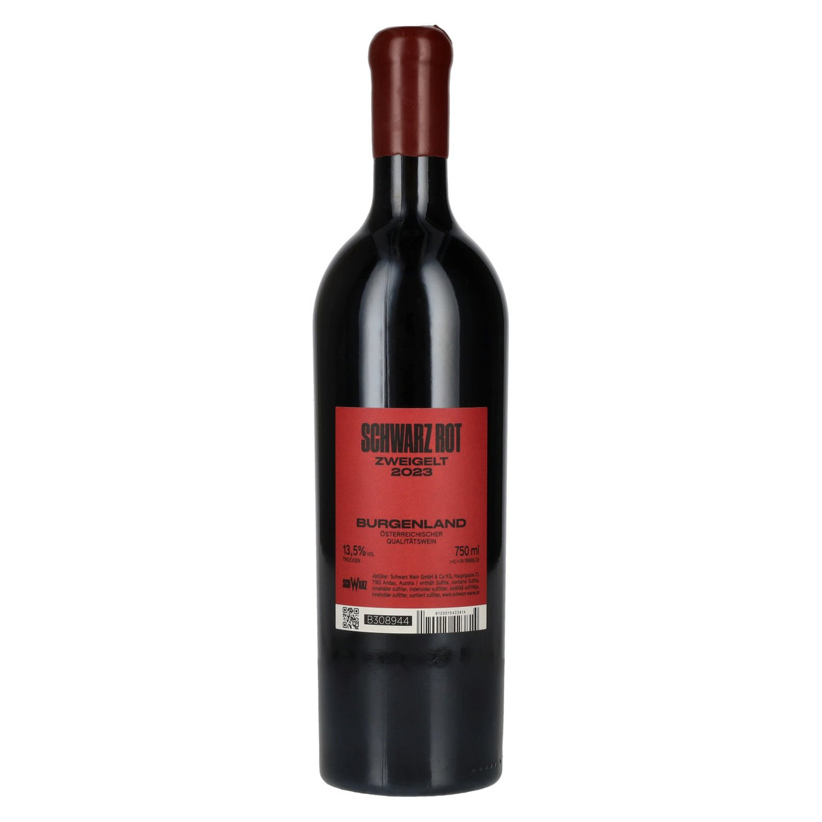 Schwarz ROT Zweigelt 2023 13,5% Vol. 0,75l
