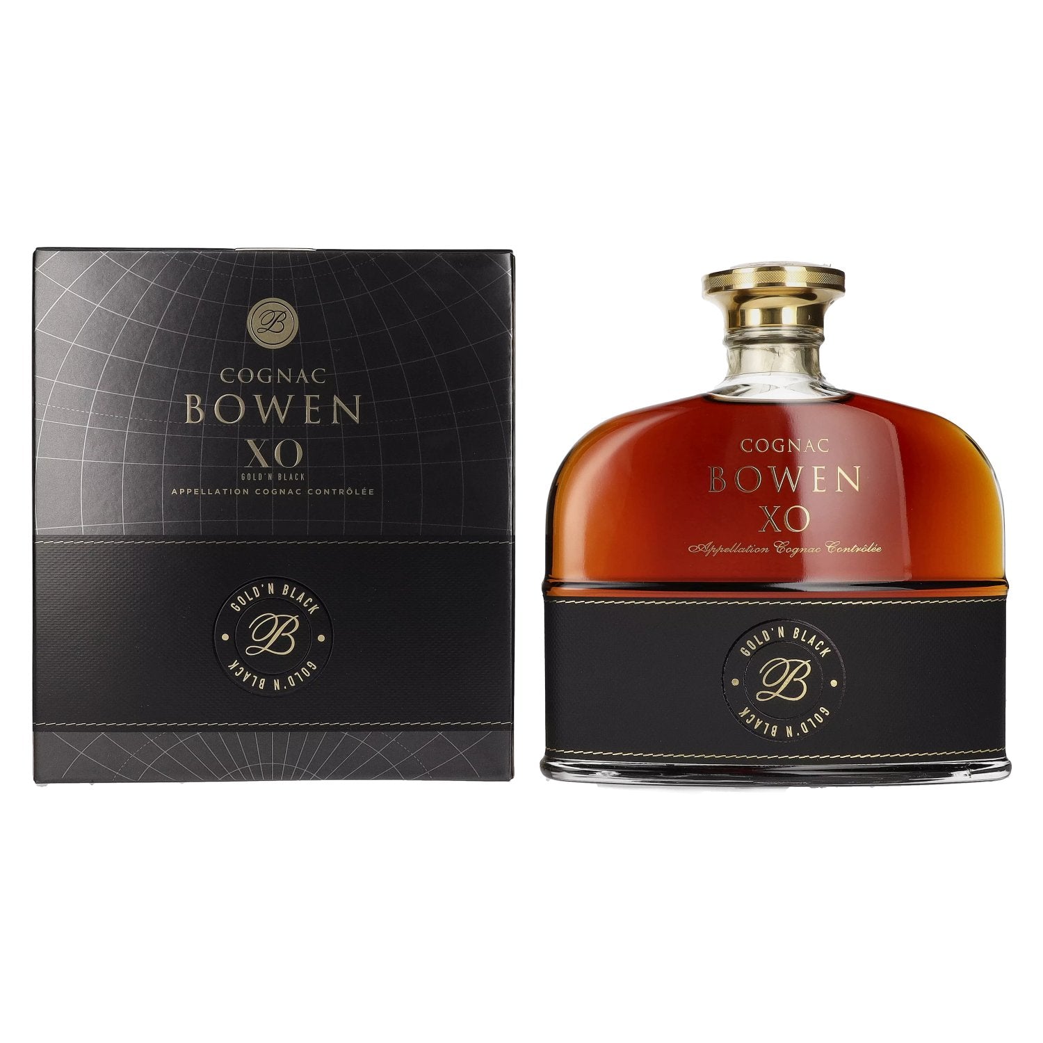 Cognac Bowen XO Gold'n Black 40% Vol. 0.7l in Gift Box