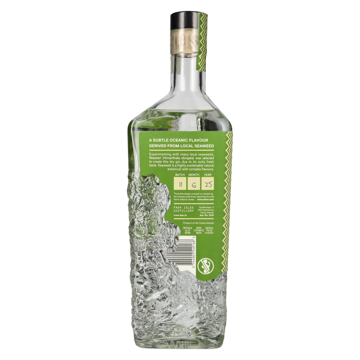 Faer Isles Reipatari Dry Gin 42.8% ABV 0.7l