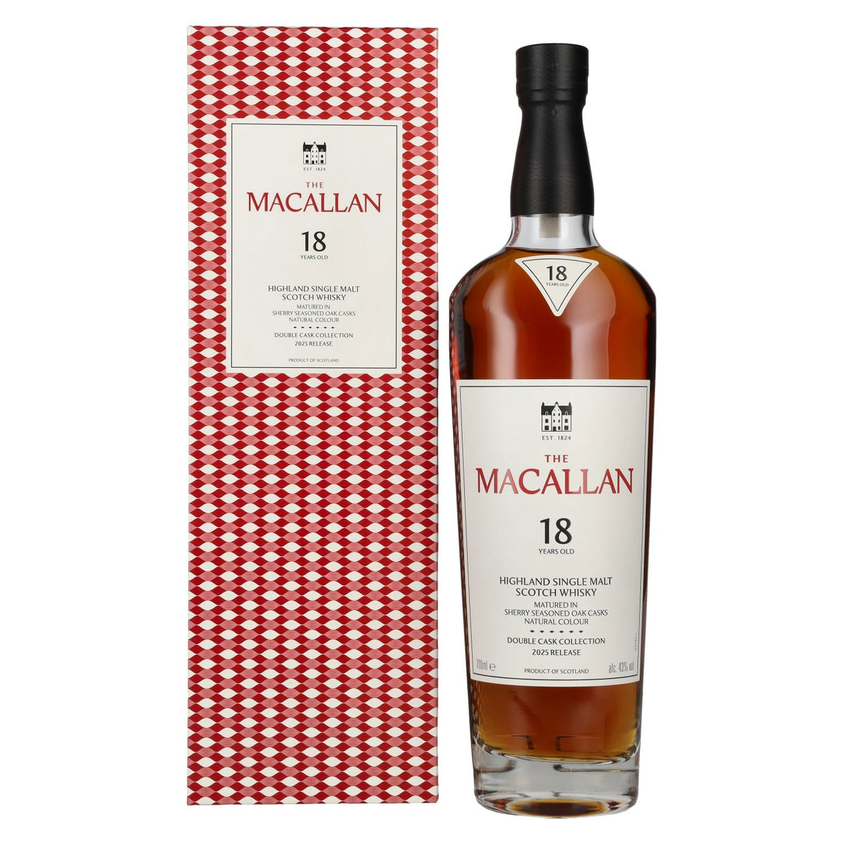 The Macallan 18 Years Old DOUBLE CASK 2025 43% Vol. 0.7l in Gift Box