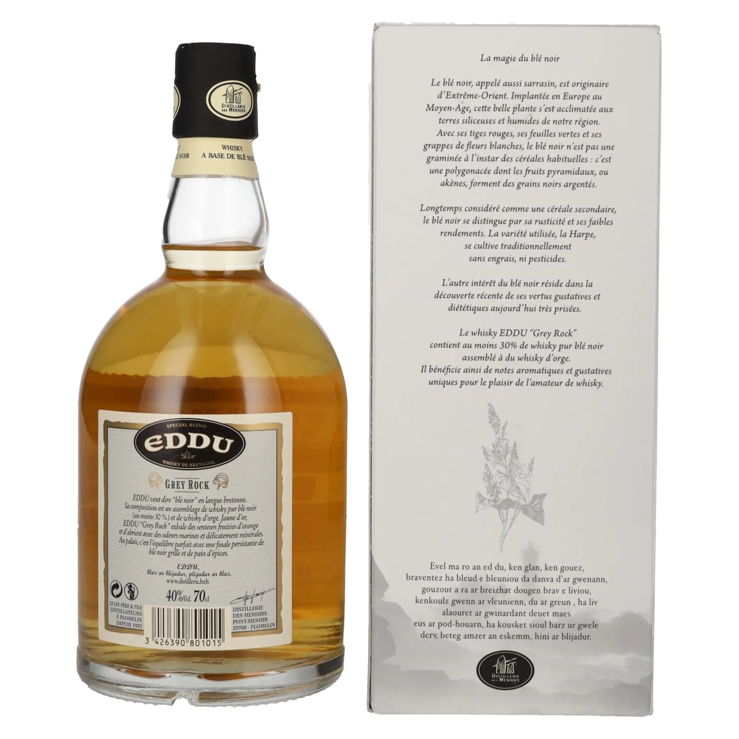 Eddu Grey Rock Special Blend Whisky 40% Vol. 0,7l in Geschenkbox