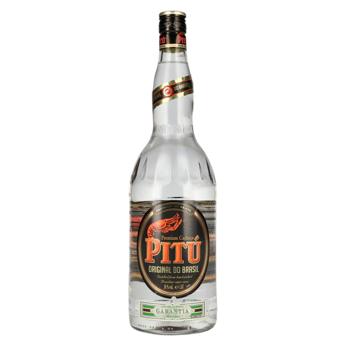 PITÚ Premium Cachaça Original do Brasil 38% ABV 1 litre