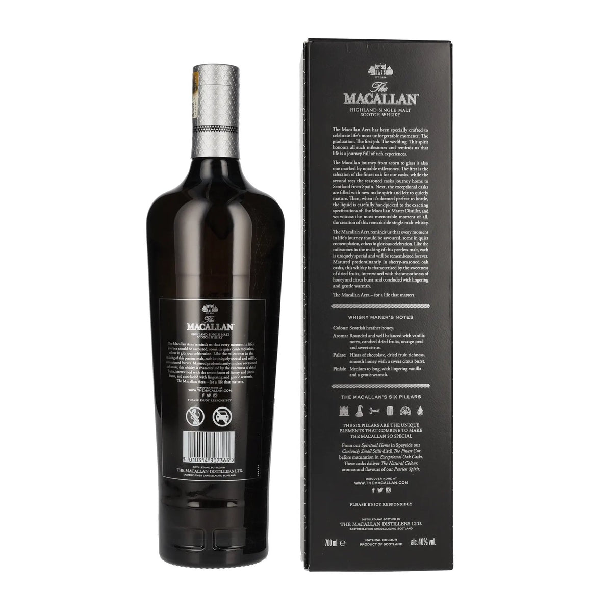 The Macallan AERA Highland Single Malt 40% Vol. 0.7l in Gift Box
