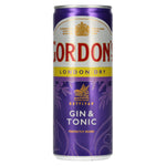 Gordon's London Dry Gin & Tonic 6.4% Vol. 0.25l Can Deposit