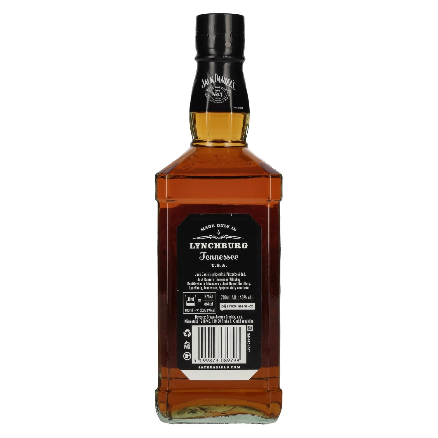 Jack Daniel's Tennessee Whiskey 40% Vol. 0,7l in Geschenkbox mit Wecker