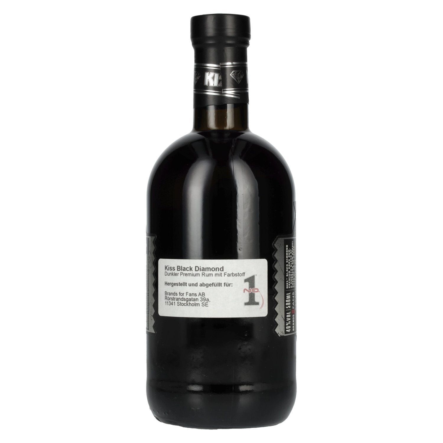 Kiss Black Diamond Premium Dark Rum 40% Vol. 0,5l