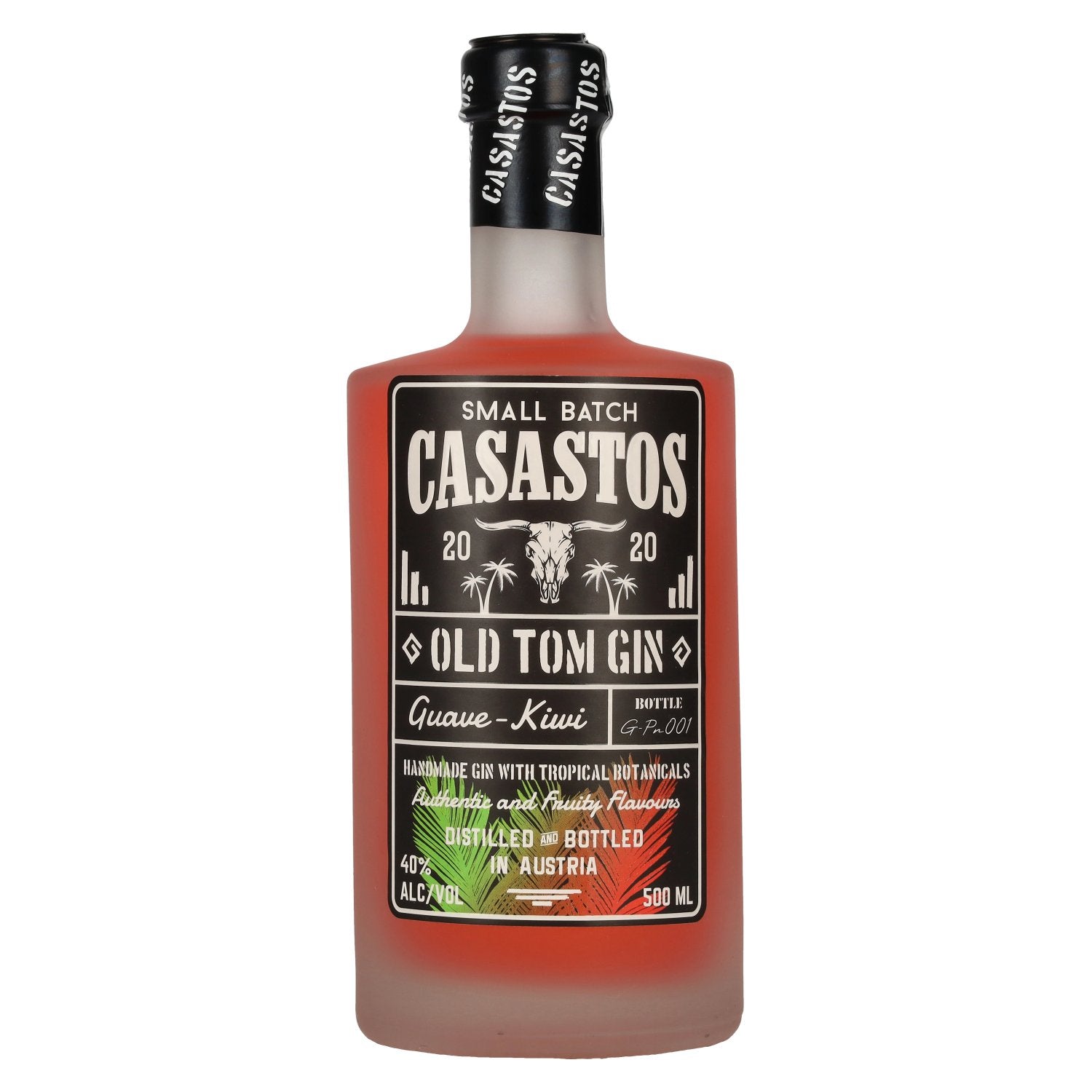CASASTOS Old Tom Gin Small Batch Guava-Kiwi 40% Vol. 0.5l