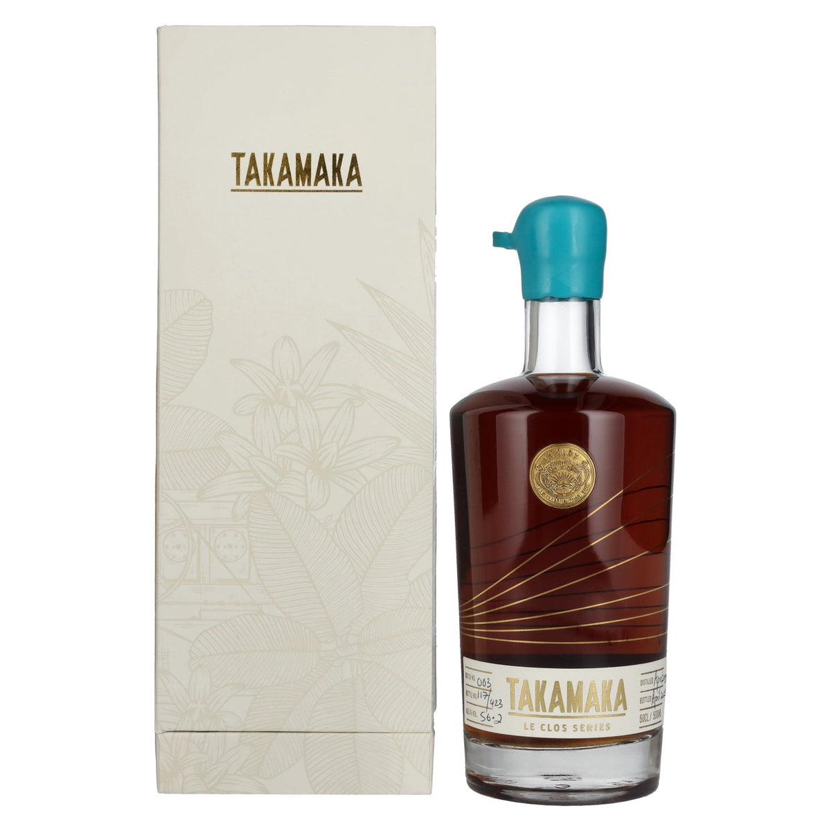 Takamaka LE CLOS EX PALO CORTADO Rum 56.2% Vol. 0.5l in Gift Box