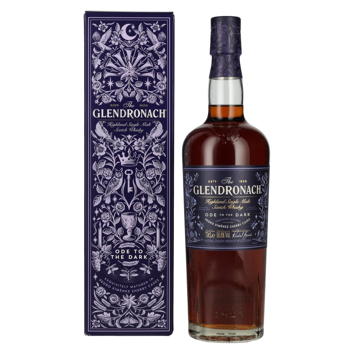 The GlenDronach ODE TO THE DARK Highland Single Malt 50.8% Vol. 0.7l in Gift Box