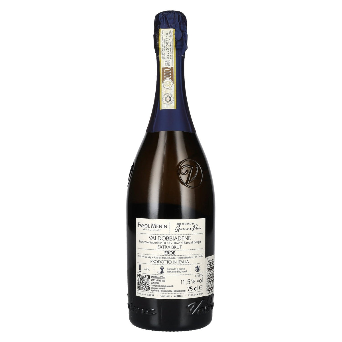 Fasol Menin Valdobbiadene Prosecco Superiore Rive di Farra di Soligo Eroe Extra Brut DOCG 11,5% Vol. 0,75l