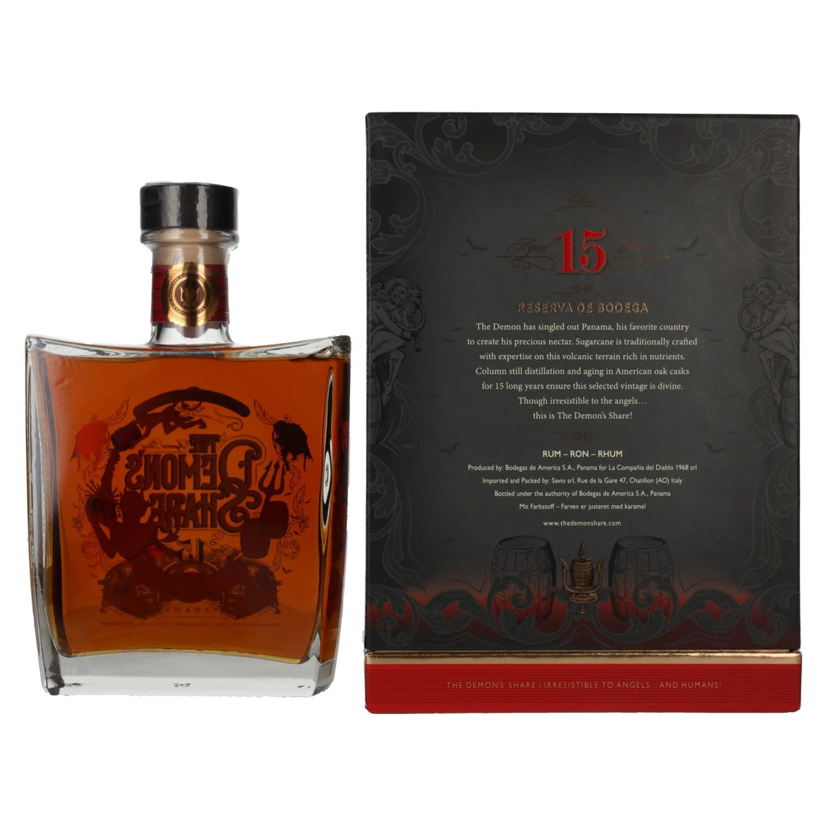 The Demon's Share 15 Years Old Spirit Drink Reserva de Bodega 43% Vol. 0,7l in Geschenkbox
