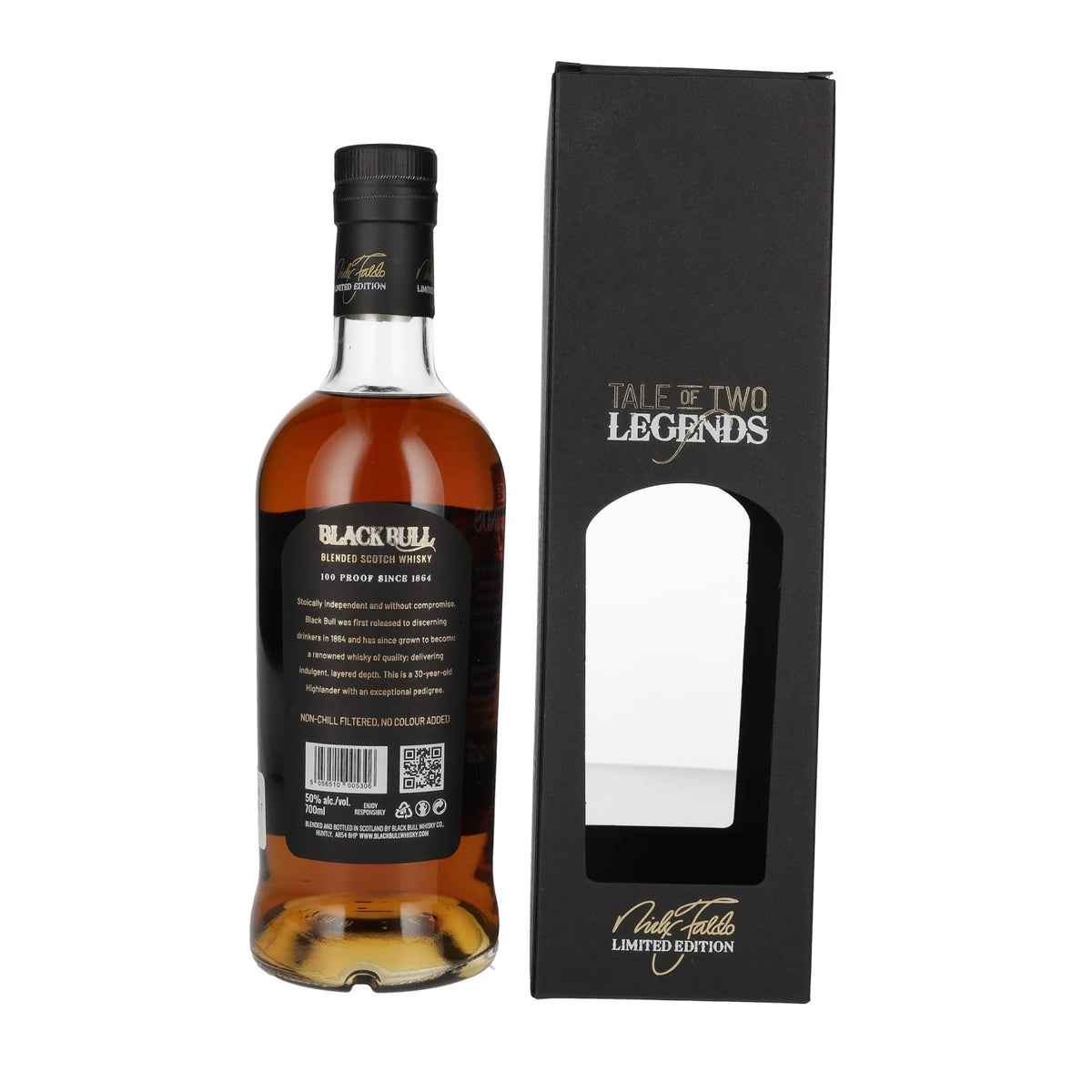 Black Bull 30 Years Old Double Matured Nick Faldo Limited Edition 50% vol. 0.7 l in a gift box