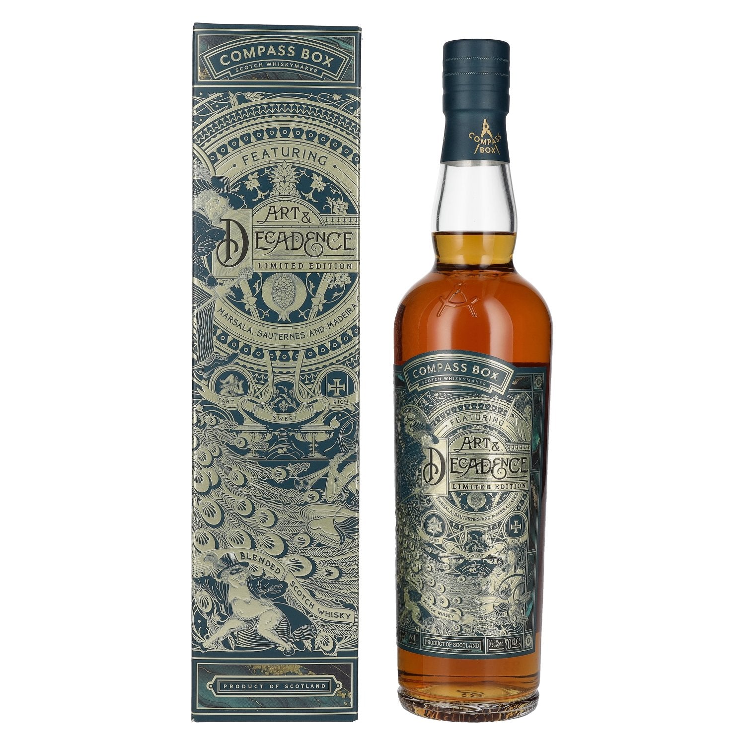 Compass Box ART & DECADENCE Blended Scotch Whisky 49% Vol. 0.7L in Gift Box