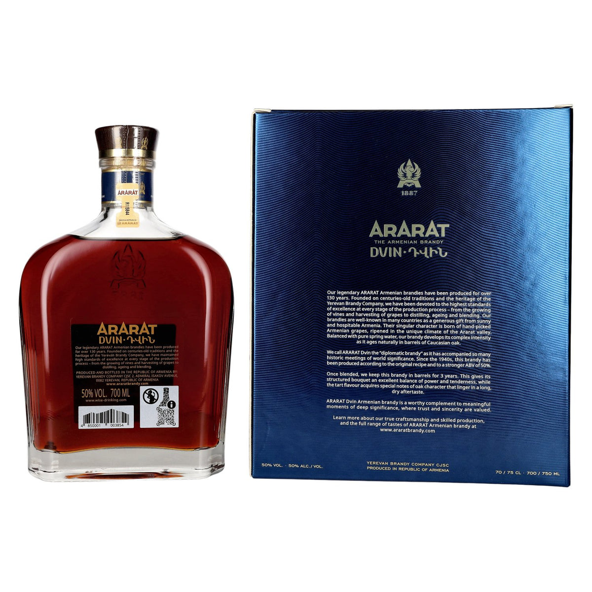 Ararat Dvin Collection Reserve 50% vol. 0.7 l in a gift box