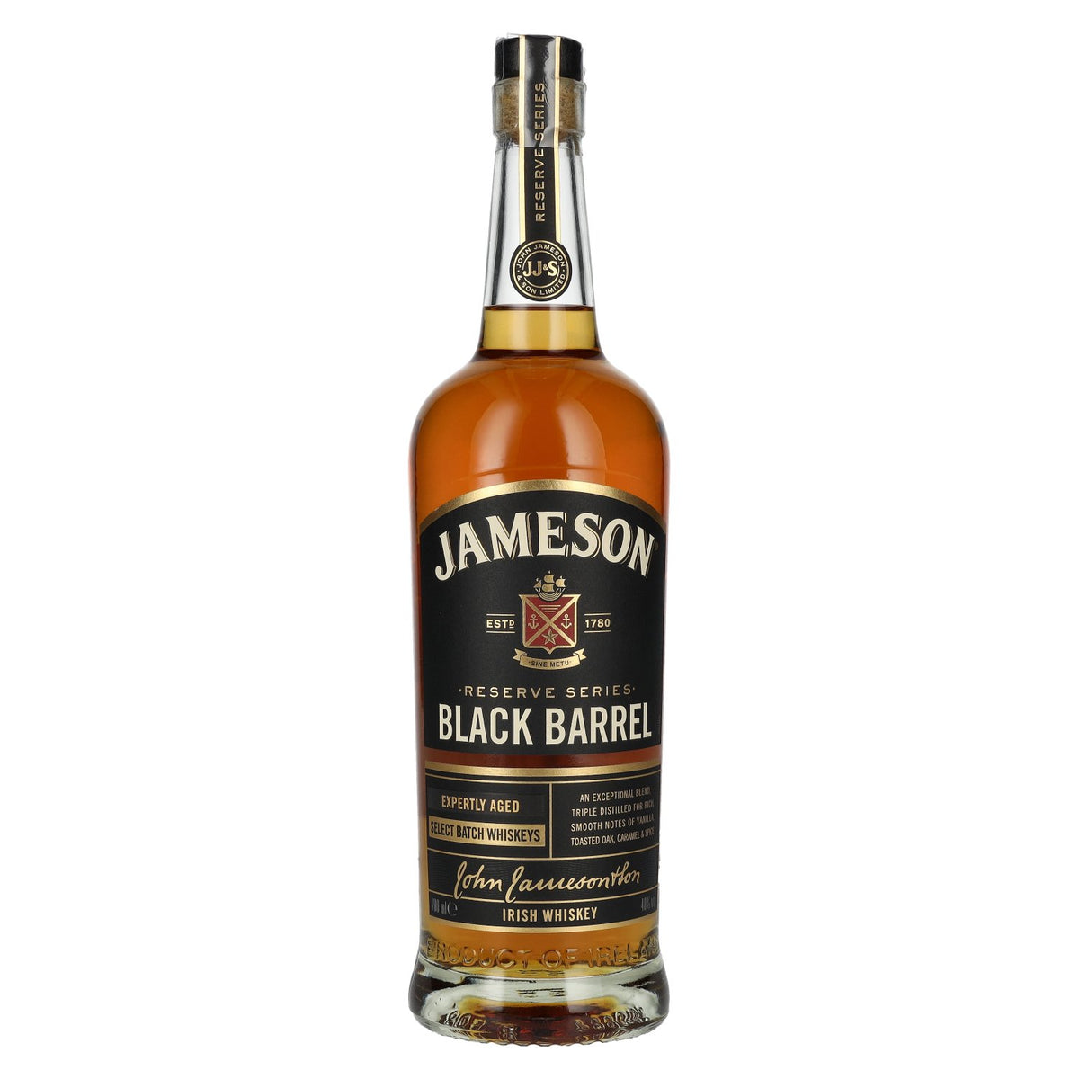 Jameson BLACK BARREL Triple Distilled Irish Whiskey 40% Vol. 0.7l