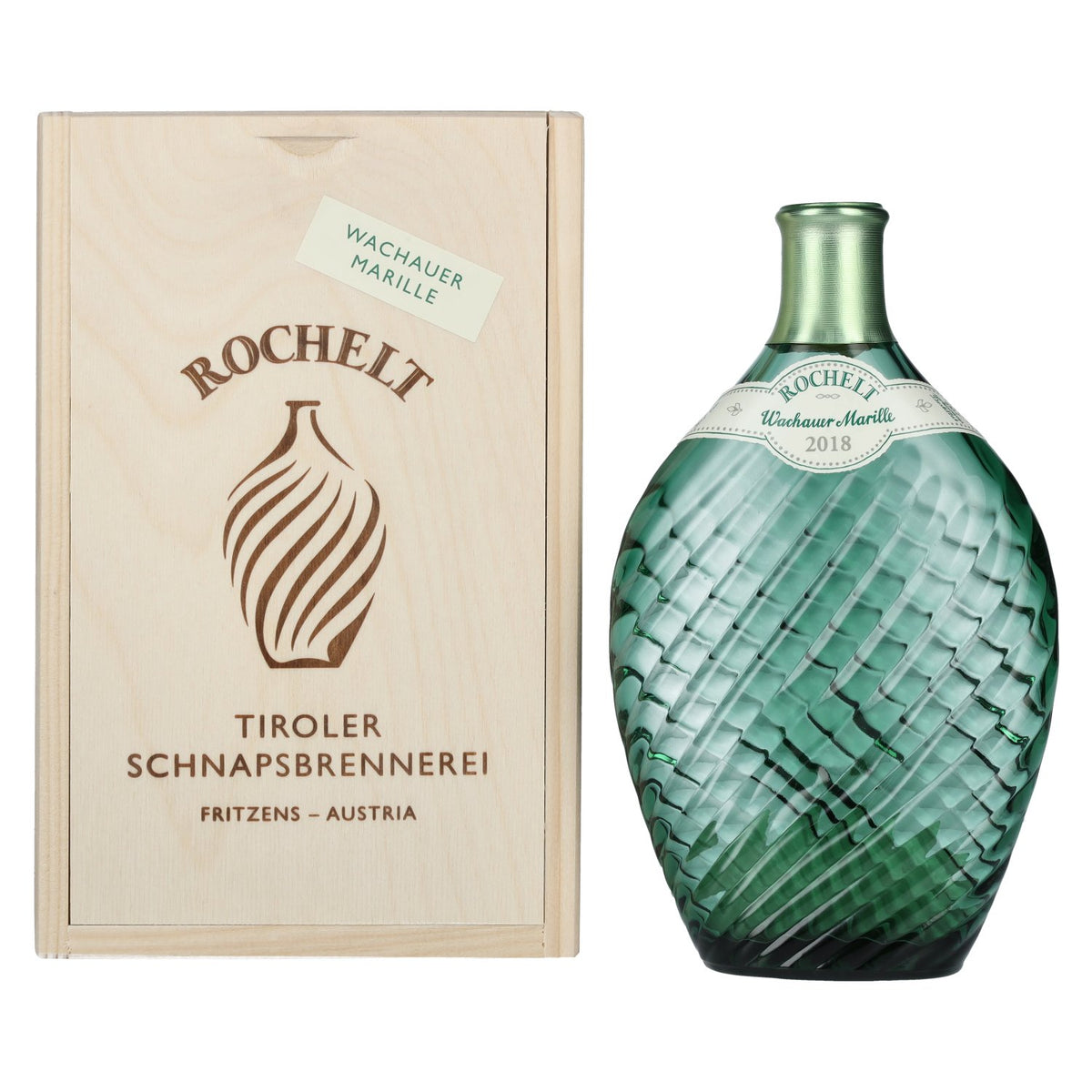 Rochelt Wachauer Apricot 2018 50% Vol. 0.35l in Wooden Box