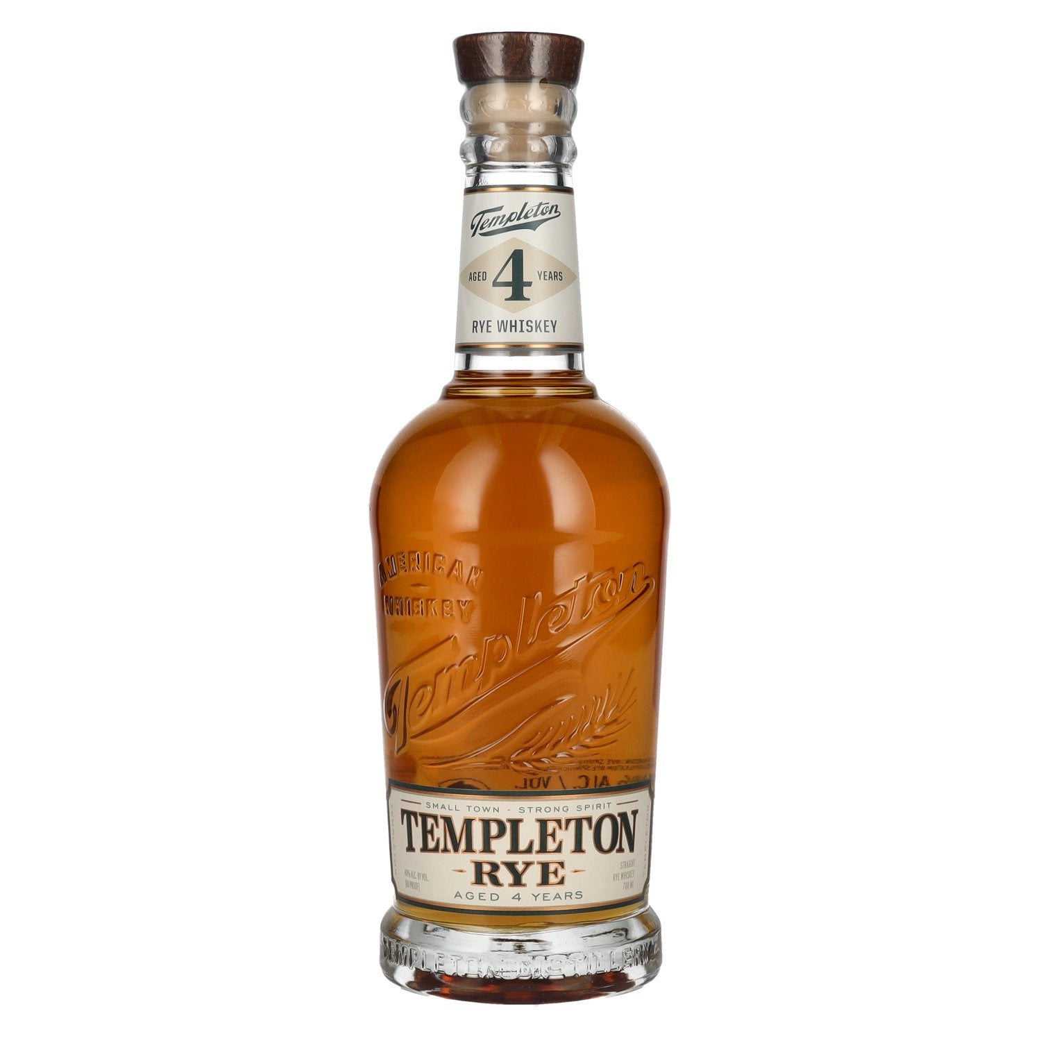 Templeton Rye 4 Years Old Straight Whiskey 40% Vol. 0.7l