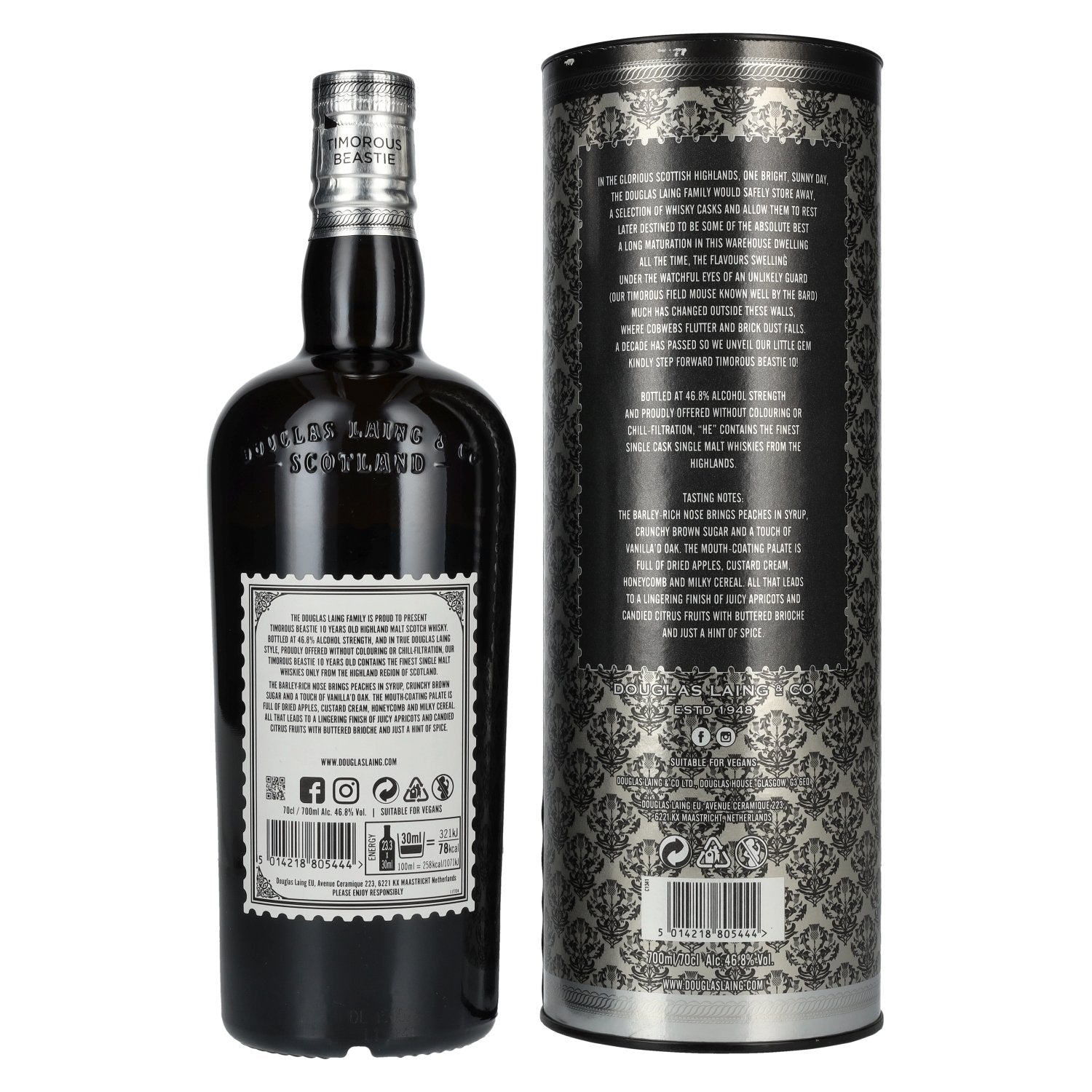 Douglas Laing TIMOROUS BEASTIE 10 Years Old Small Batch Release 46,8% Vol. 0,7l in Geschenkbox