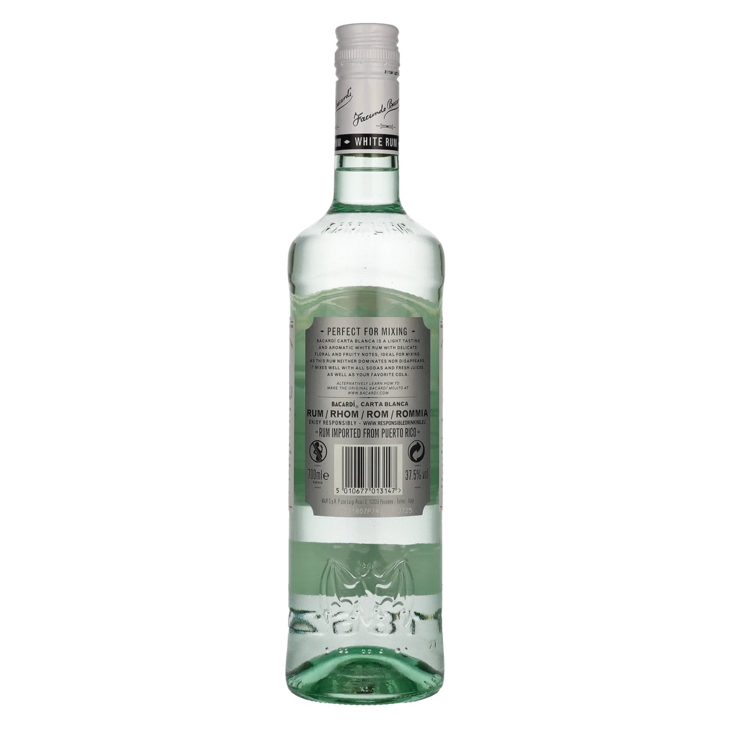 Bacardi Ron Carta Blanca Superior 37.5% Vol. 0.7l