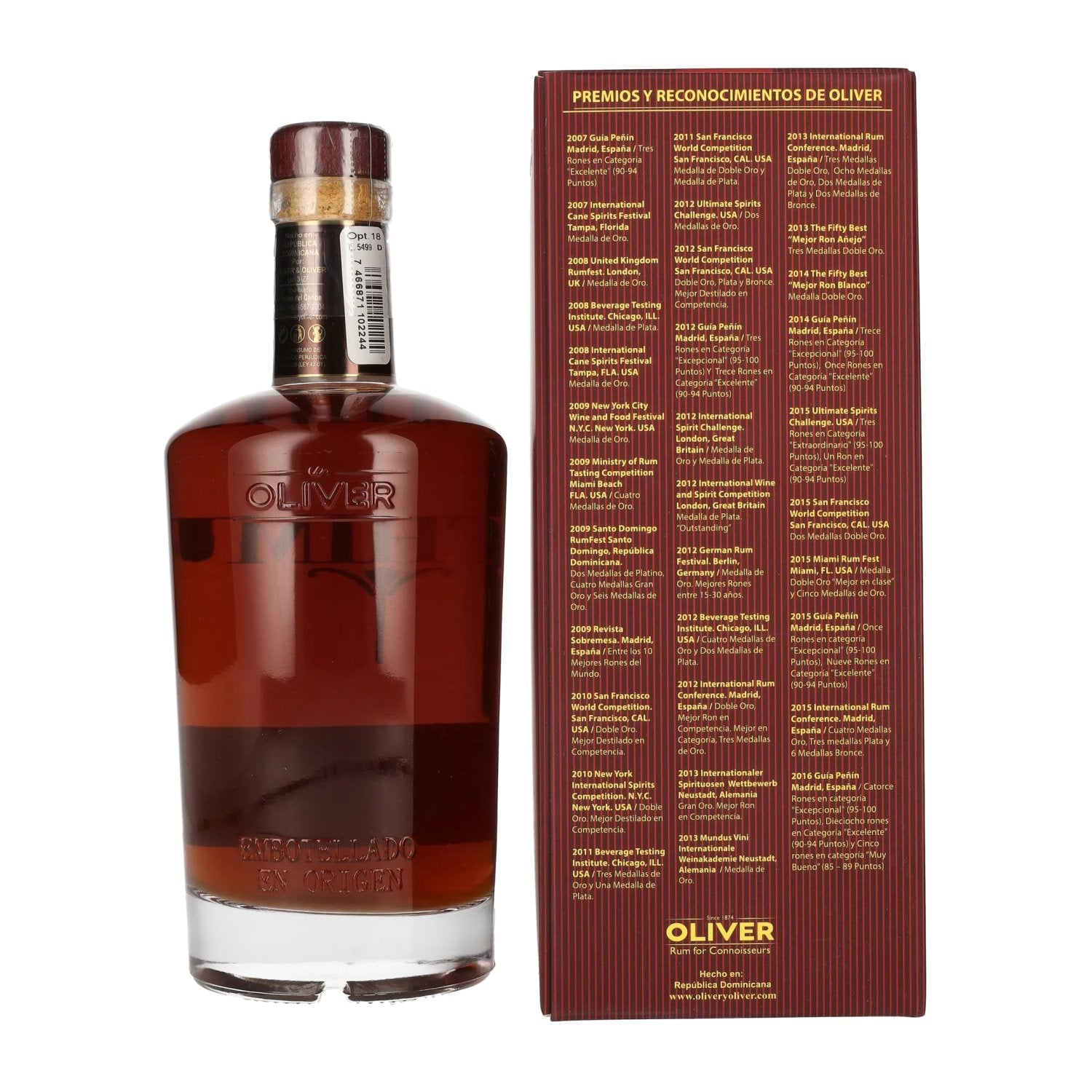 Opthimus 18 Sistema Solera Cum Laude Ron Artesanal 38% Vol. 0,7l in Geschenkbox