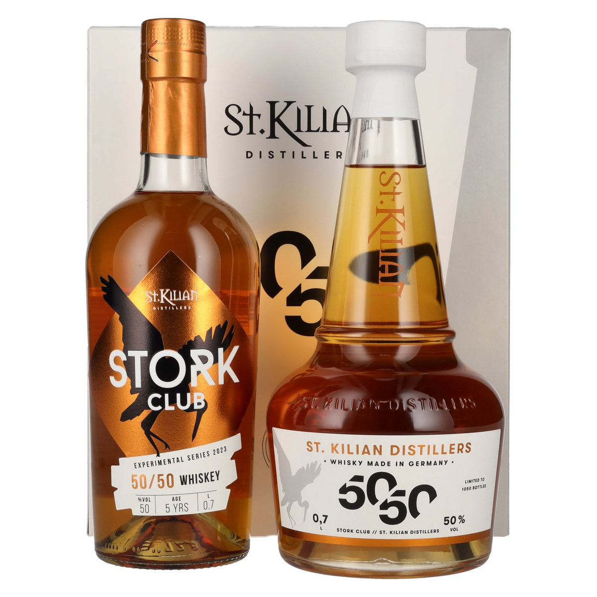 St. Kilian STORK CLUB 50/50 Experimental Series 2023 50% Vol. 2x0.7l in gift box