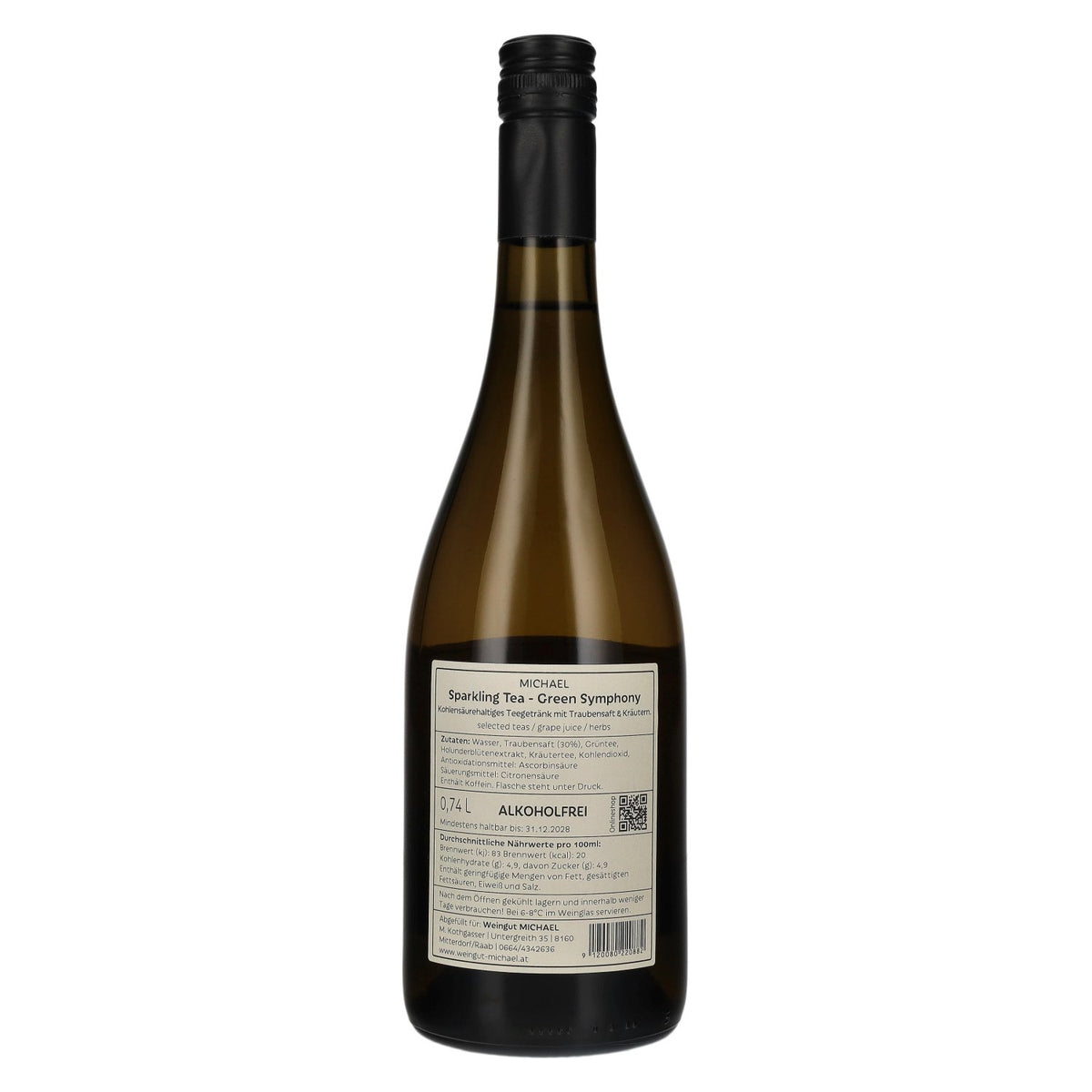 MICHAEL Sparkling Tea Green Symphony Non-Alcoholic 0.74 l