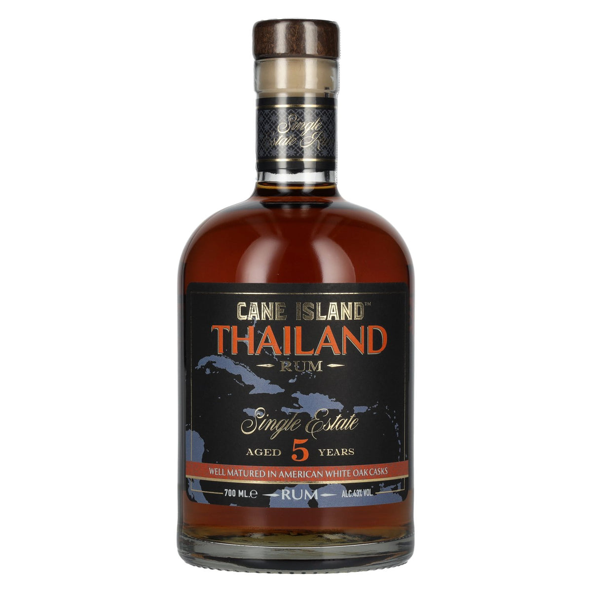 Cane Island THAILAND 5 Years Old Single Estate Rum 43% Vol. 0.7l