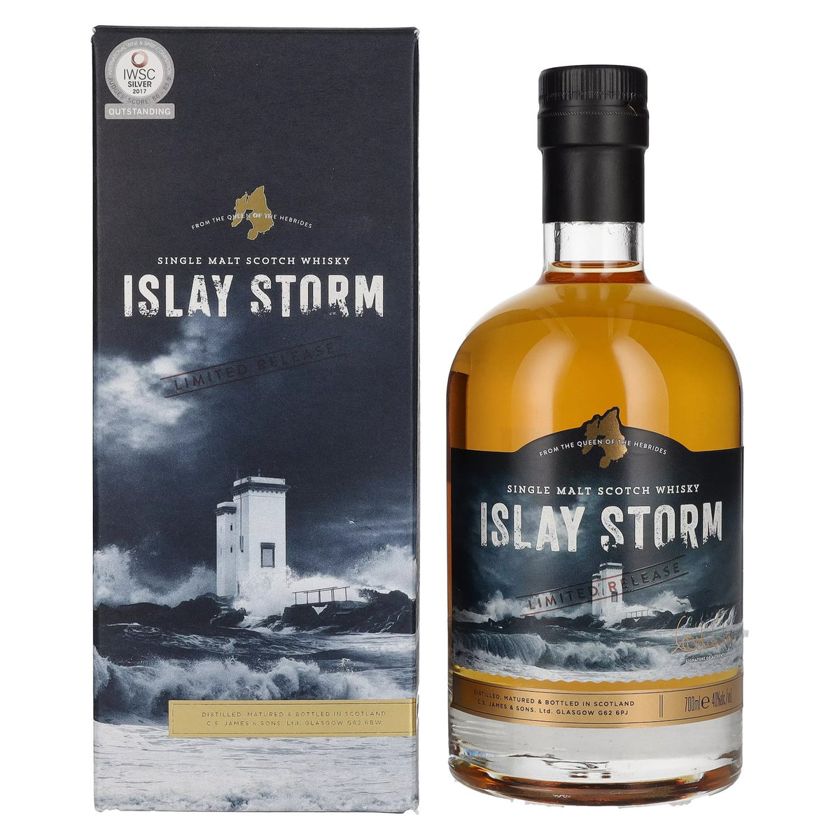 Islay Storm Single Malt Scotch Whisky 40% Vol. 0.7L in Gift Box