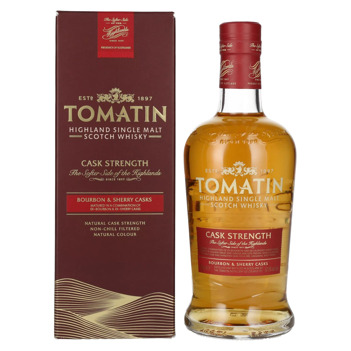 Tomatin Cask Strength Edition 57.5% vol. 0.7 l in a gift box