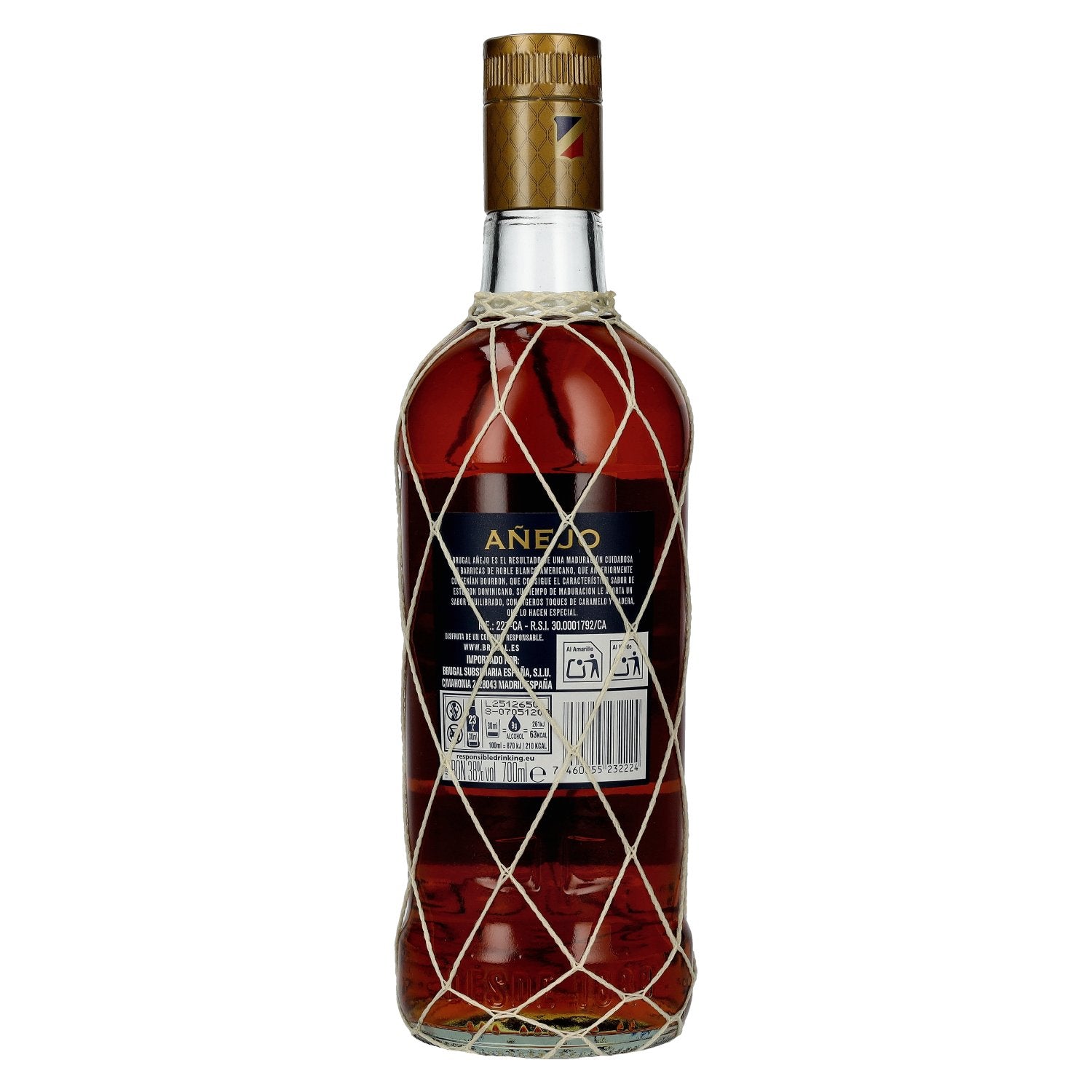 Brugal AÑEJO Ron Dominicano 38% Vol. 0,7l