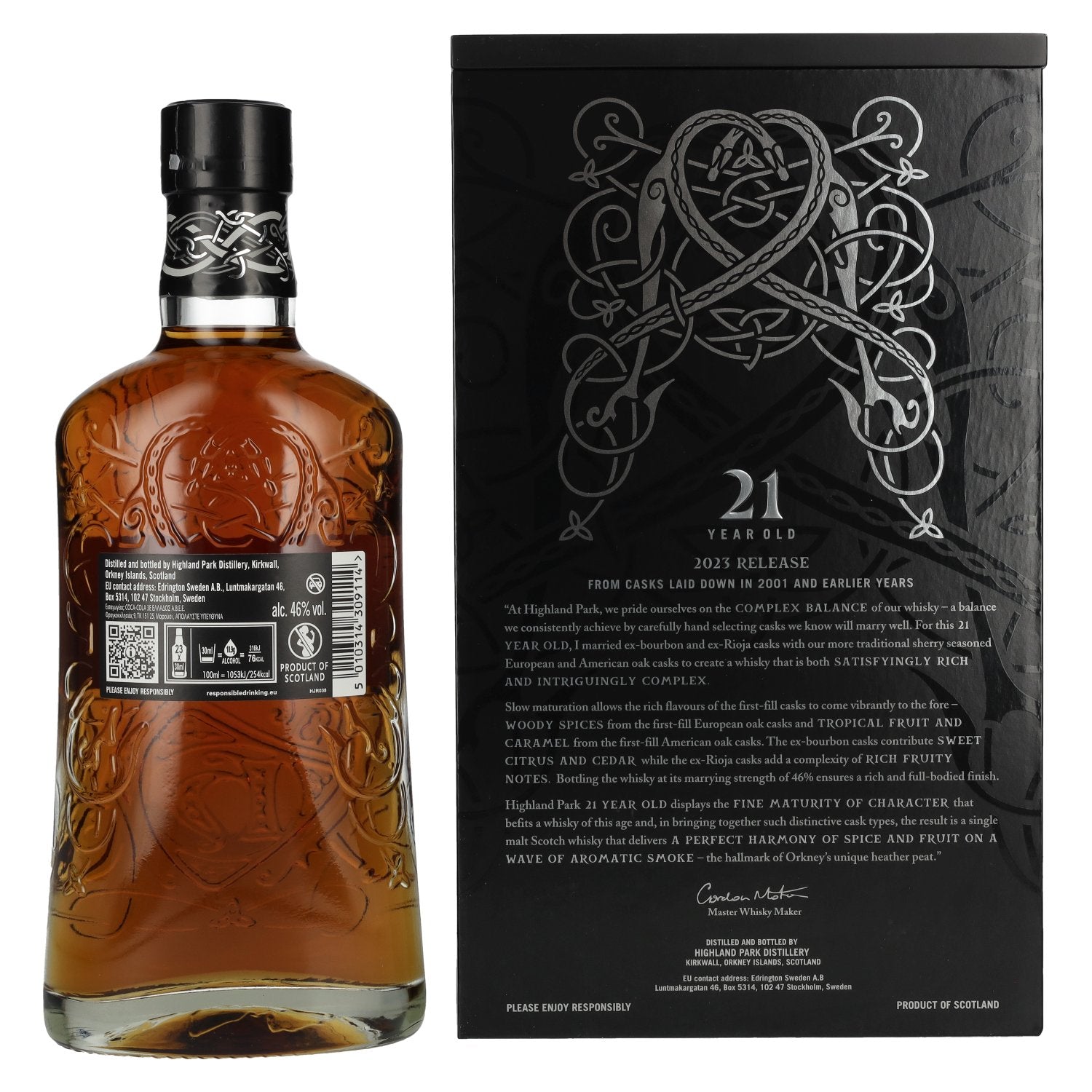 Highland Park 21 Years Old Release 2023 46% Vol. 0,7l in Geschenkbox