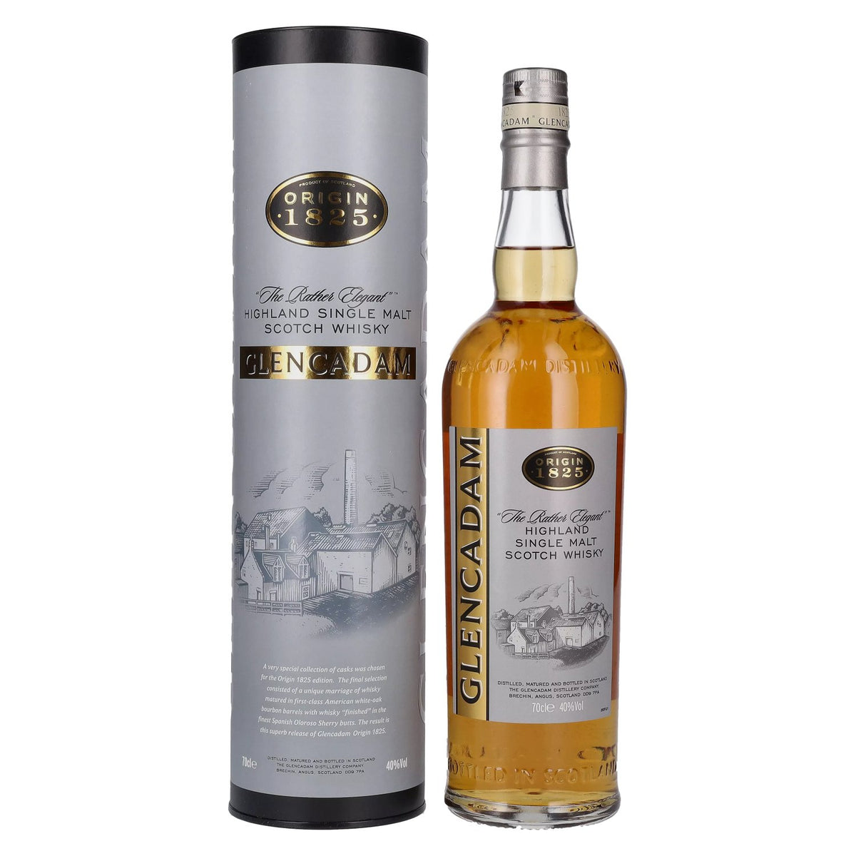Glencadam Origin 1825 The Rather Elegant 40% Vol. 0.7l in Gift Box
