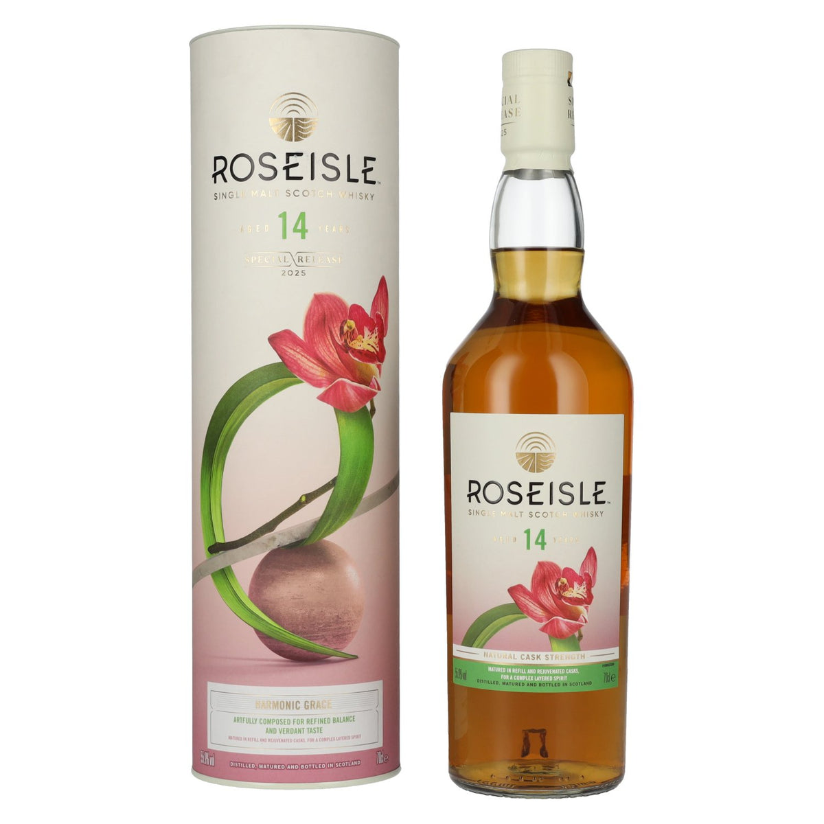 Roseisle 14 Years Old HARMONIC GRACE Single Malt Special Release 2025 55.9% Vol. 0.7l in Gift Box