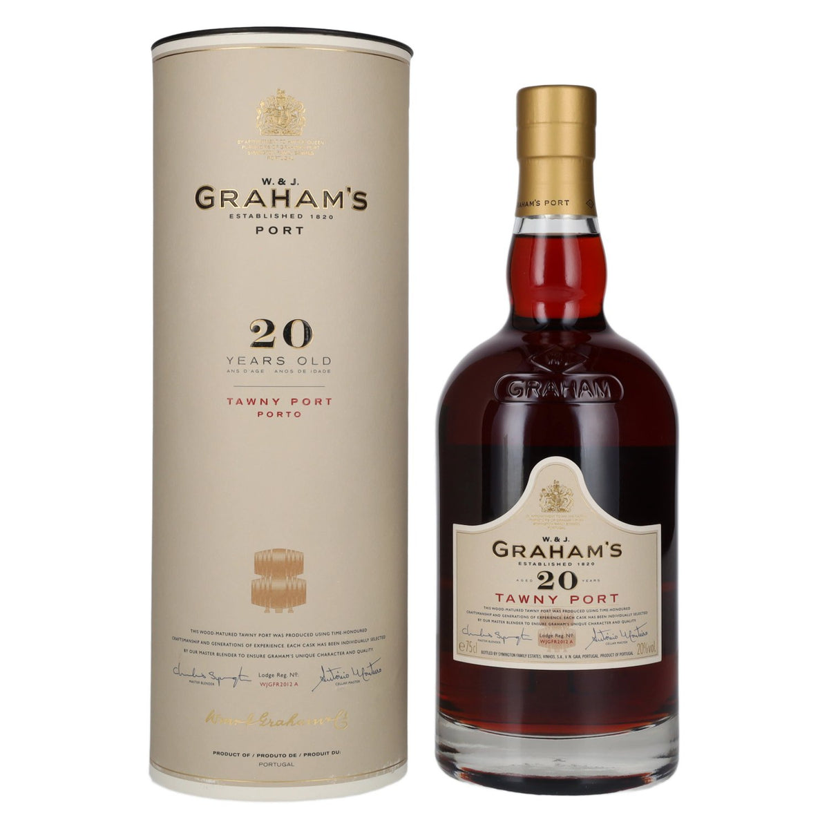 W. & J. Graham's Tawny Port 20 Years Old 20% Vol. 0,75l in Geschenkbox