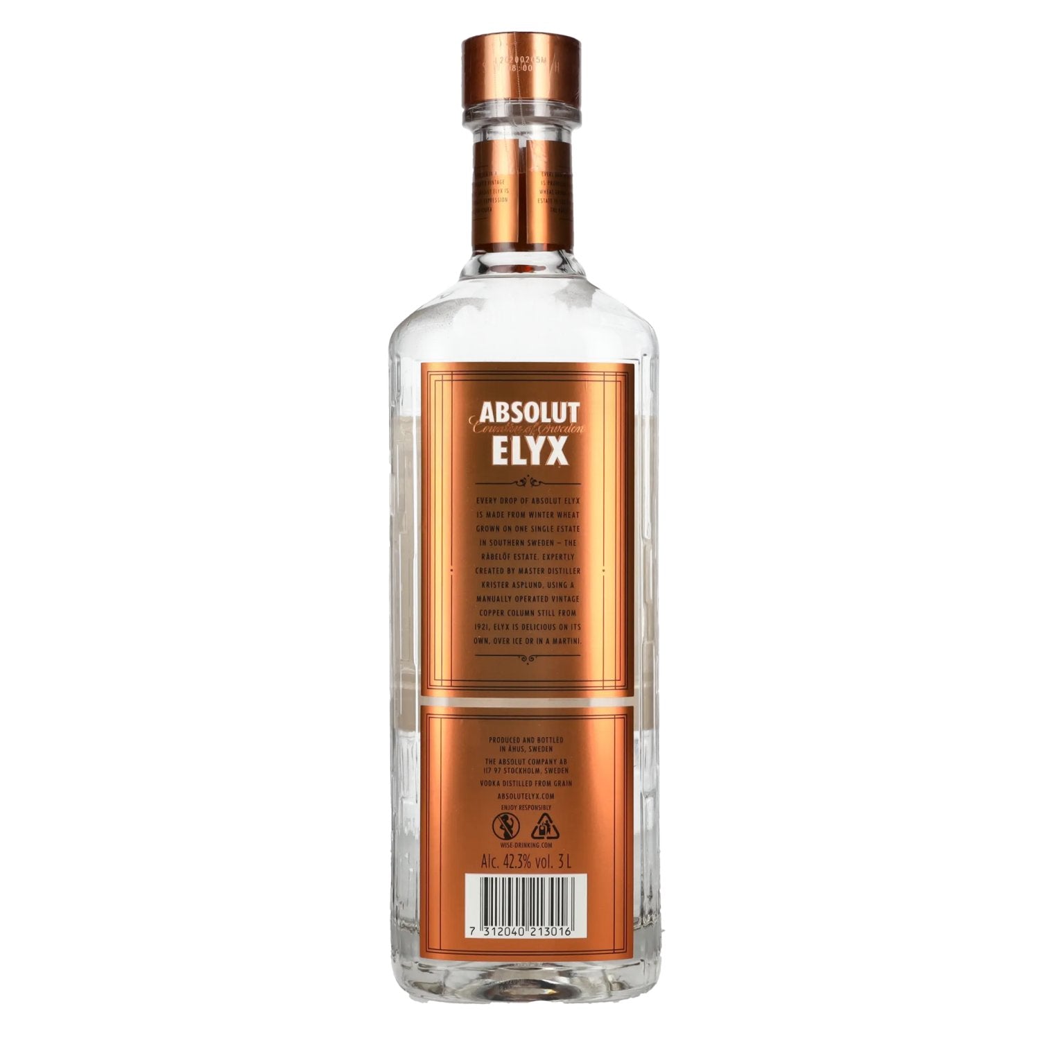 Absolut Vodka ELYX 42.3% Vol. 3L