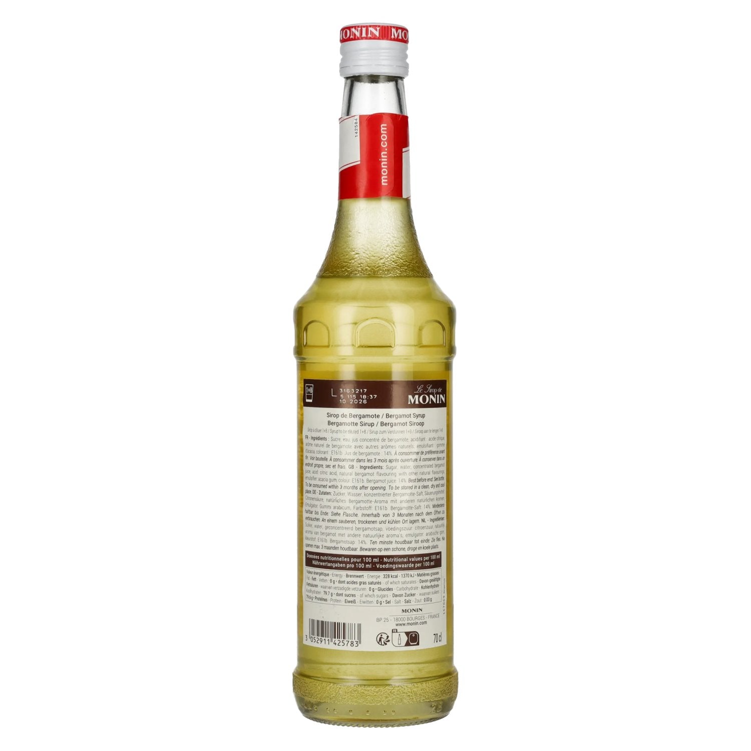 Monin Bergamot Syrup 0.7l