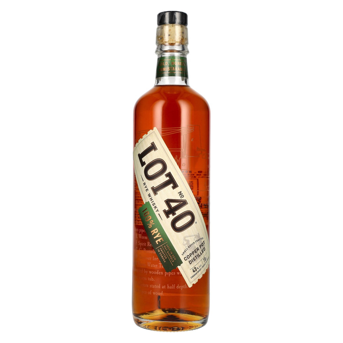 LOT No. 40 Canadian Rye Whisky 43% Vol. 0.7l