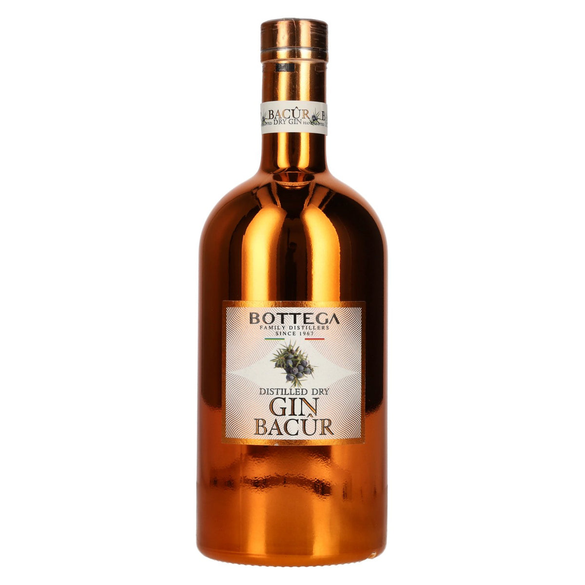 Bottega BACÛR Distilled Dry Gin 40% ABV 1 litre